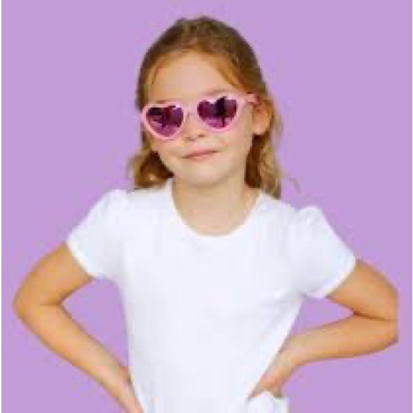 Retro Girls Heart Shape Sunglasses with Leopard Pattern and Roses - Picture 12 of 12